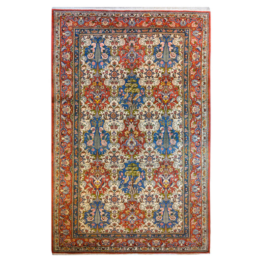 Outstanding Vintage Bakhtiari Rug For Sale
