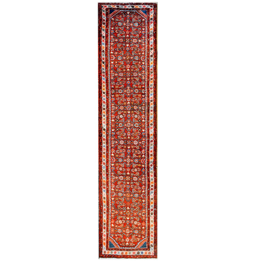 Beautiful Early 20th Century Dargazin Herati Runner For Sale