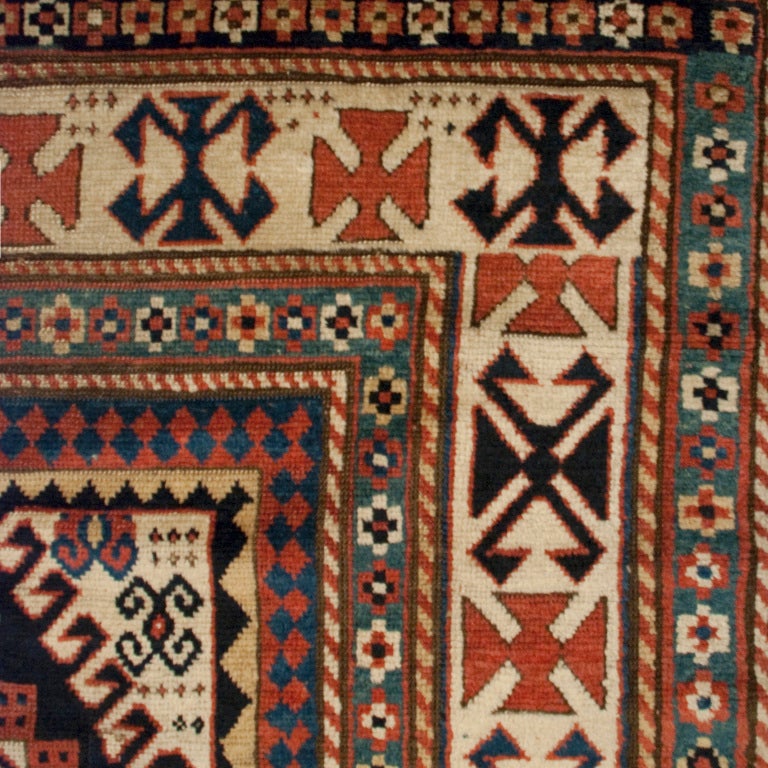 19th Century Karachoff Kazak Carpet For Sale