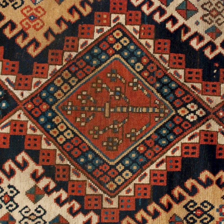 19th Century Karachoff Kazak Carpet For Sale