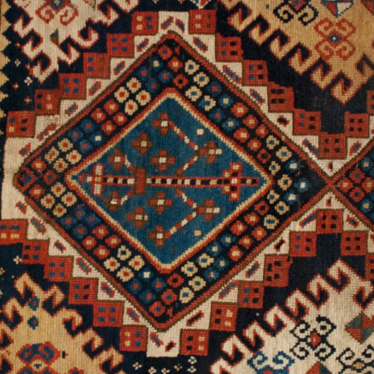 19th Century Karachoff Kazak Carpet For Sale