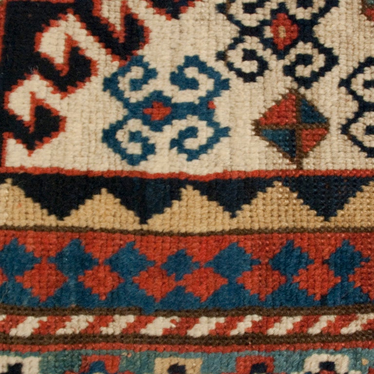 19th Century Karachoff Kazak Carpet For Sale