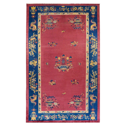 Beautiful Chinese Art Deco Rug For Sale