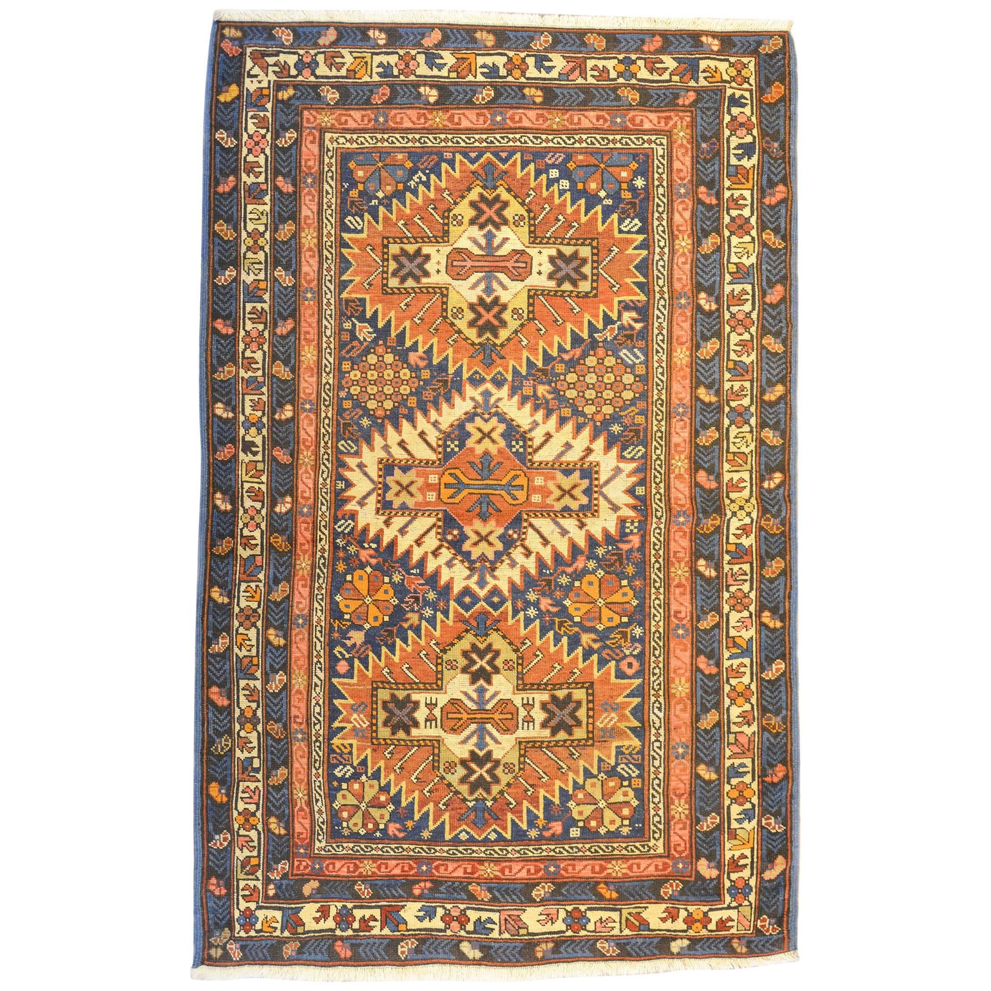 Fantastic 19th Century Shrivan Rug For Sale