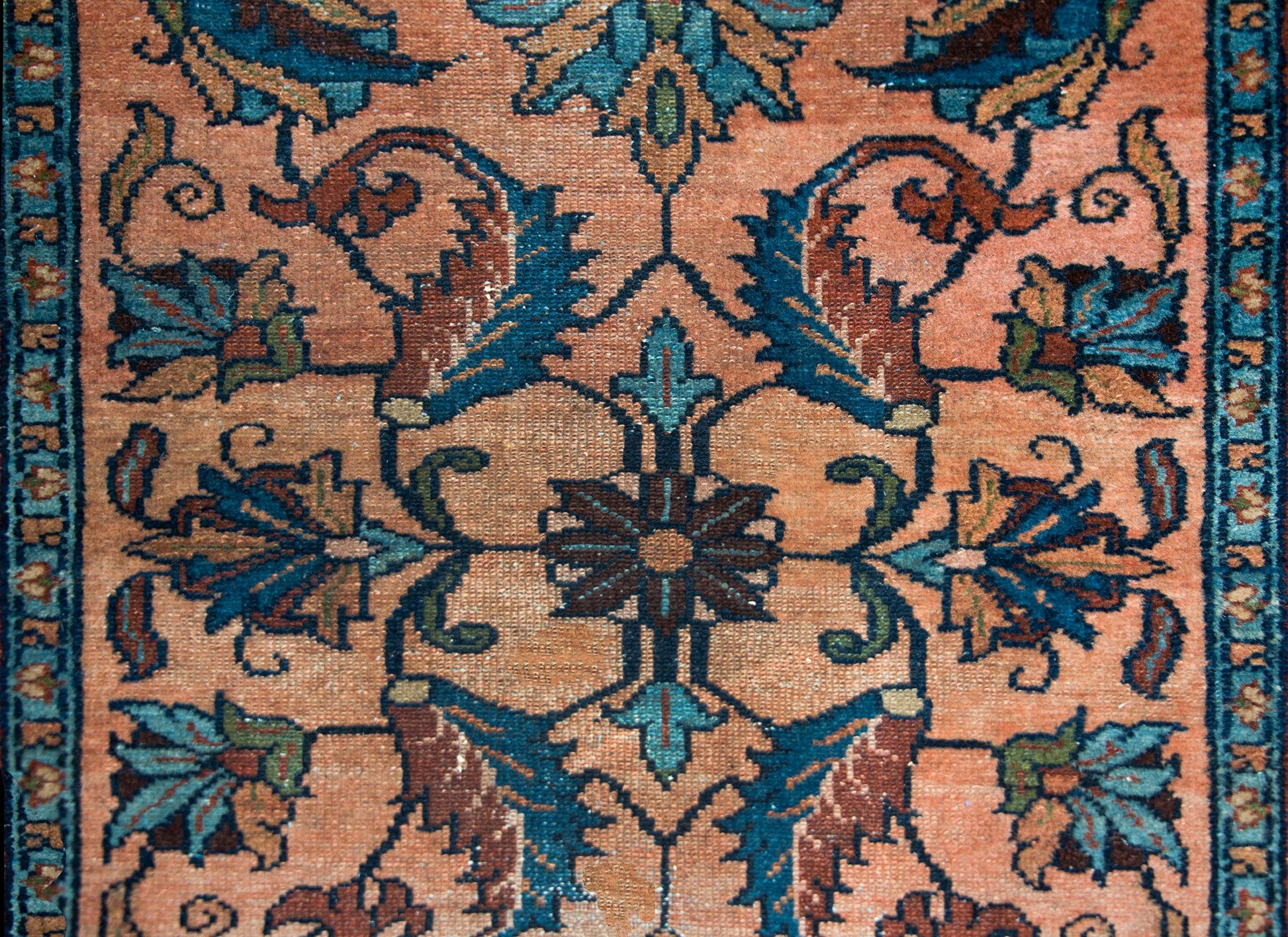 Early 20th Century Persian Lilihan Rug For Sale