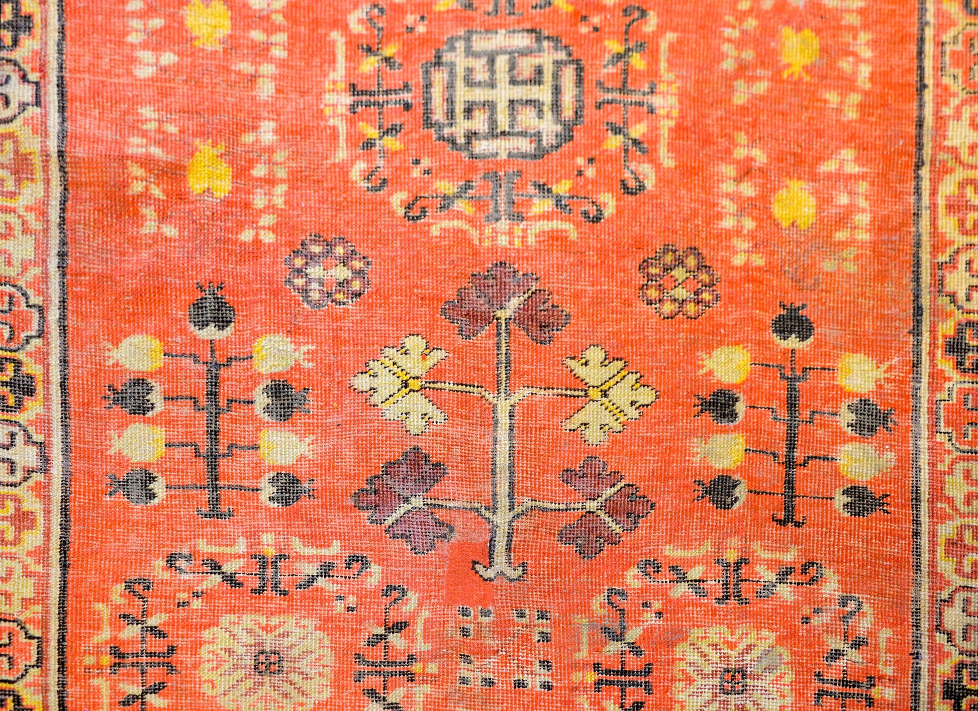 Wonderful Early 20th Century Central Asian Khotan Rug For Sale