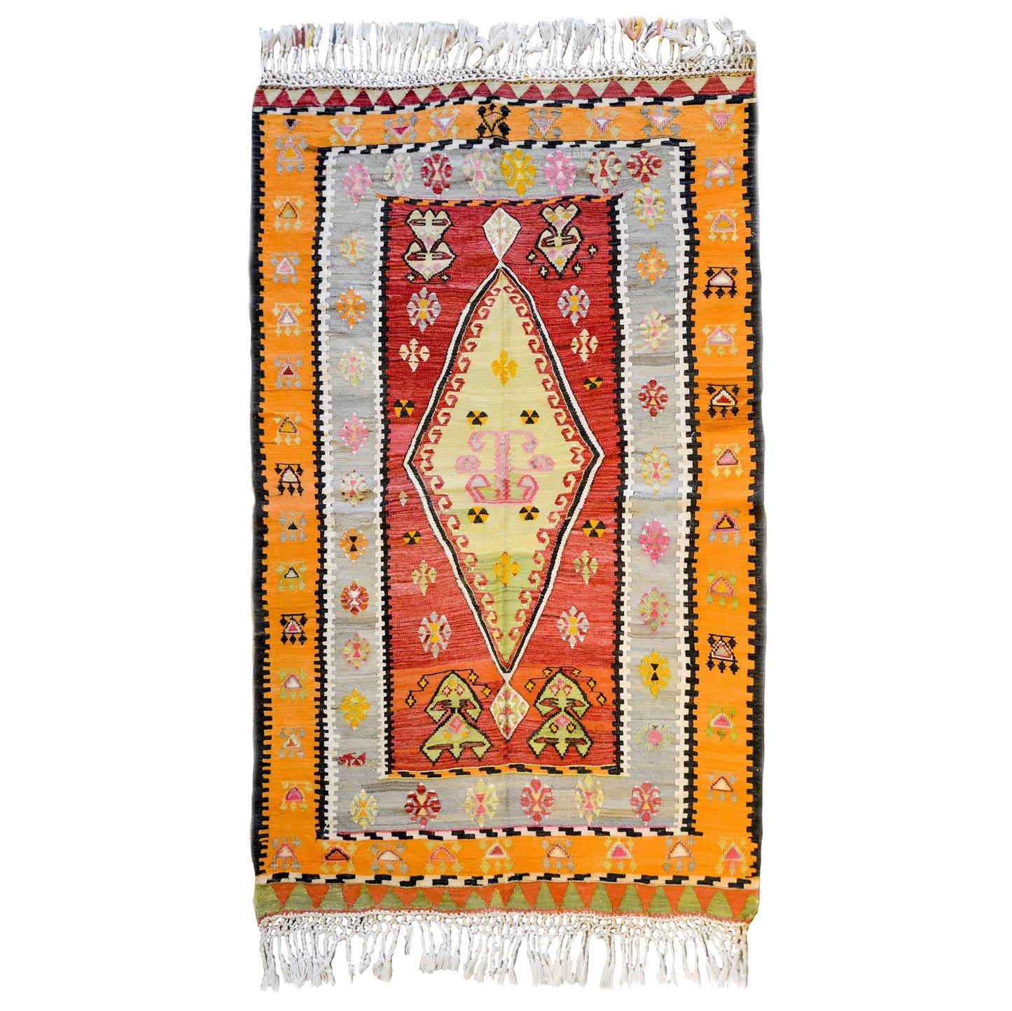 Early 20th Century Turkish Kilim Rug For Sale