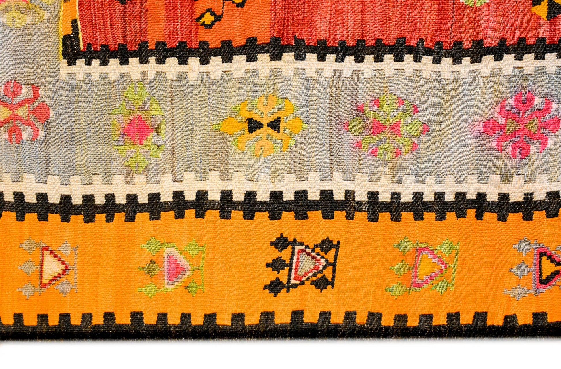 Early 20th Century Turkish Kilim Rug For Sale