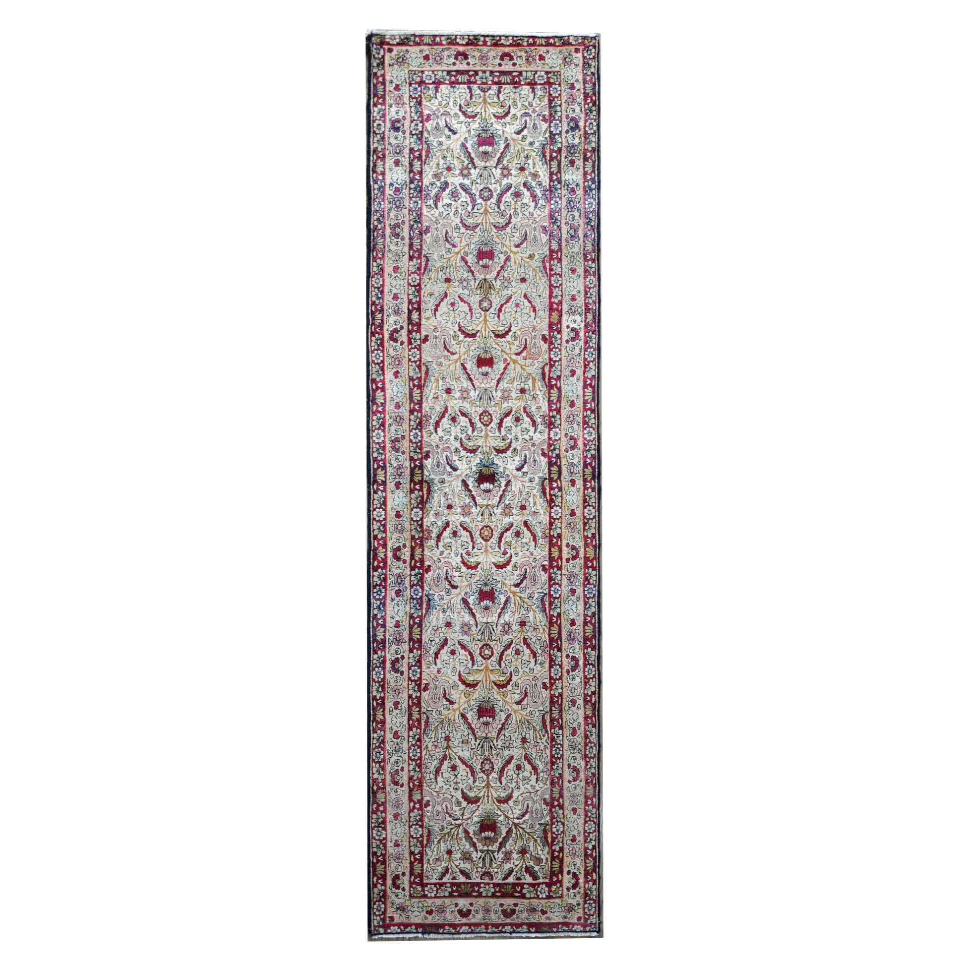 Early 20th Century Lavar Kirman Runner For Sale