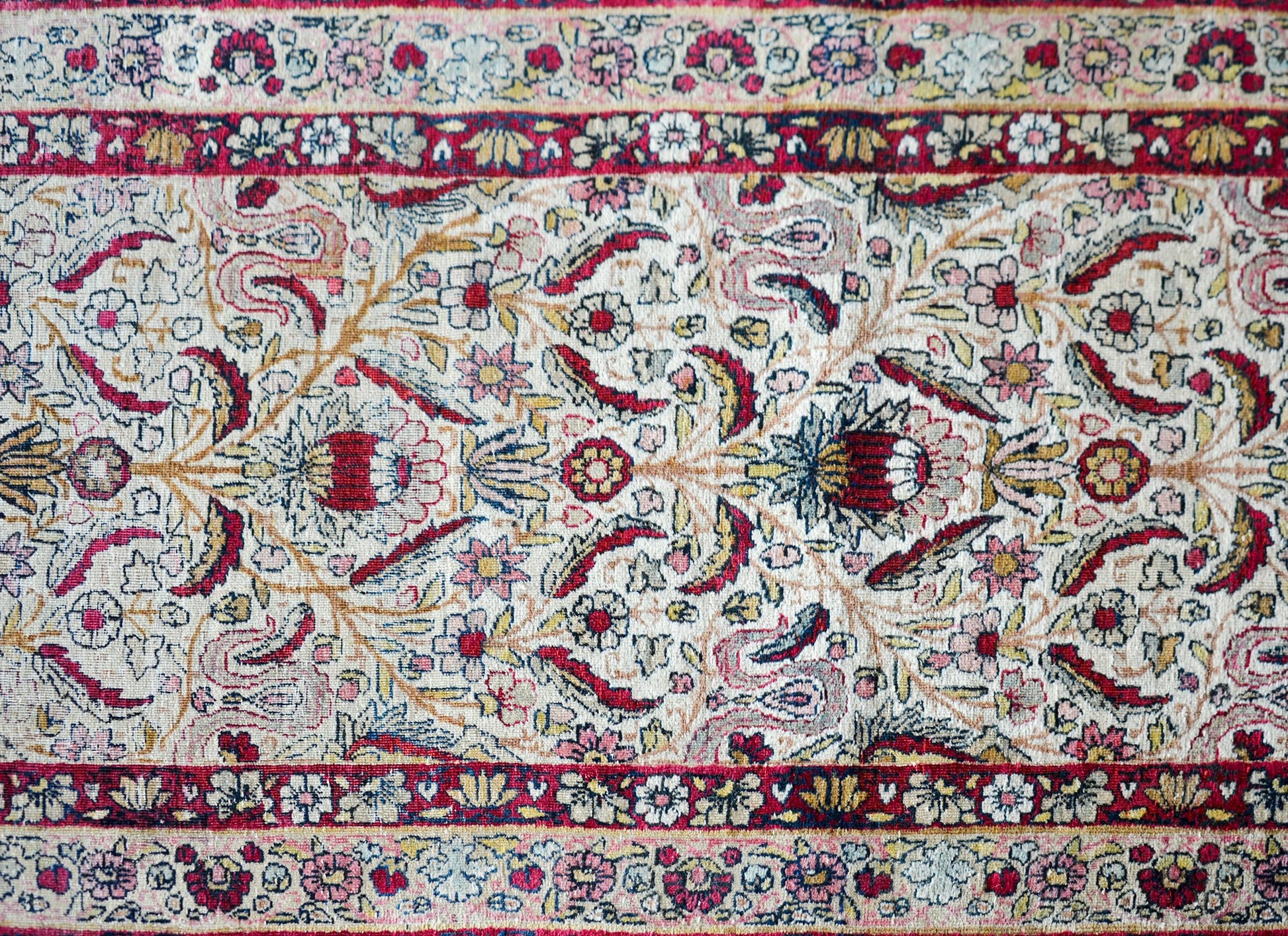 Early 20th Century Lavar Kirman Runner For Sale