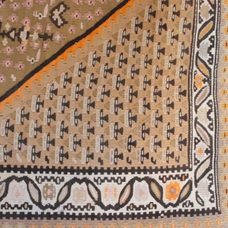 Early 20th Century Kurdish Senneh Carpet Runner For Sale
