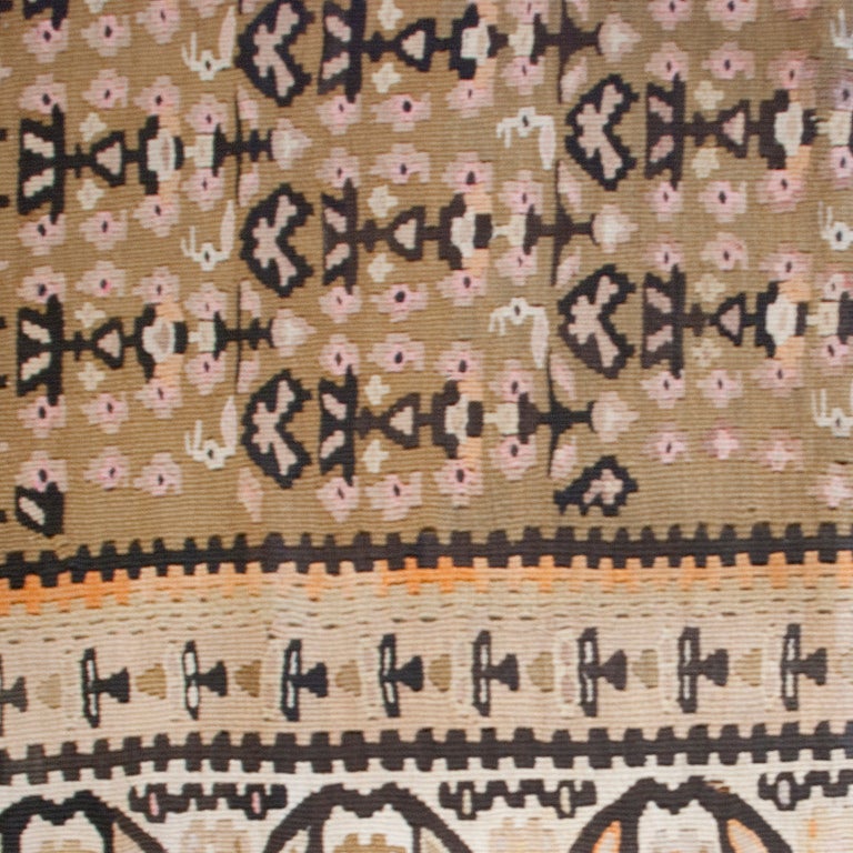 Early 20th Century Kurdish Senneh Carpet Runner For Sale