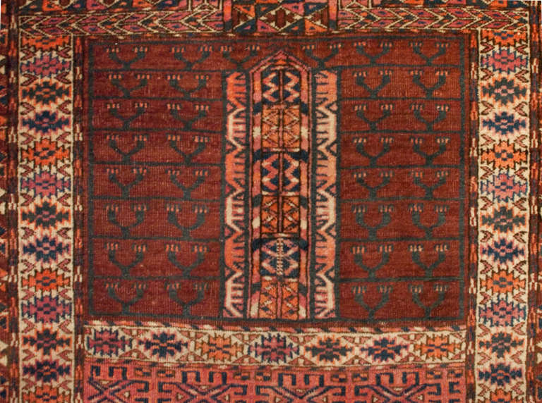 Early 20th Century Prayer Rug For Sale