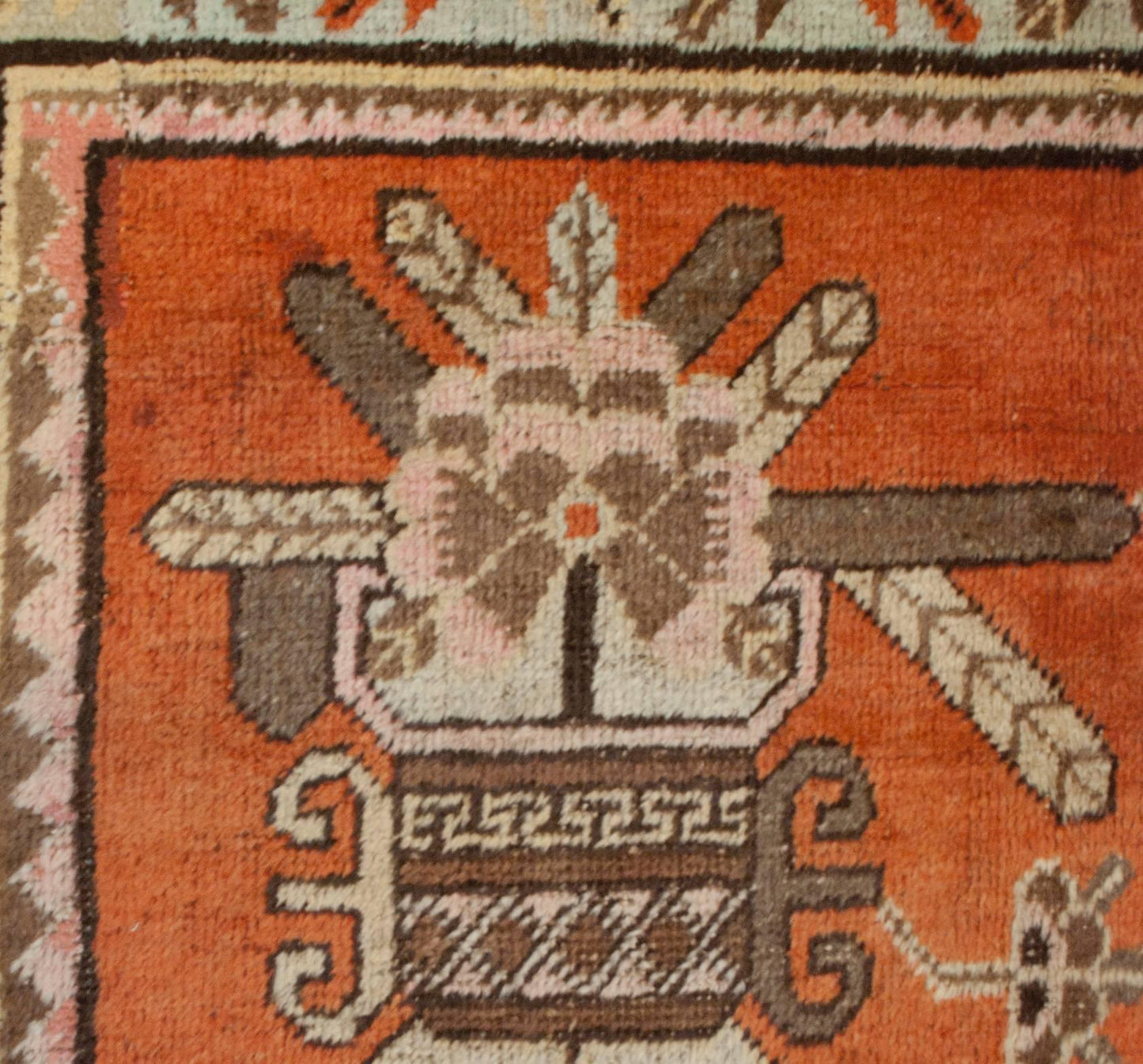 Early 20th Century Pictorial Khotan Rug For Sale