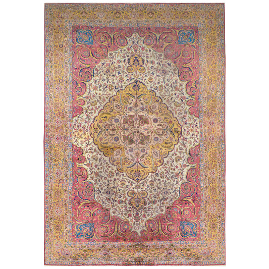Outstanding Early 20th Century Agra Rug For Sale
