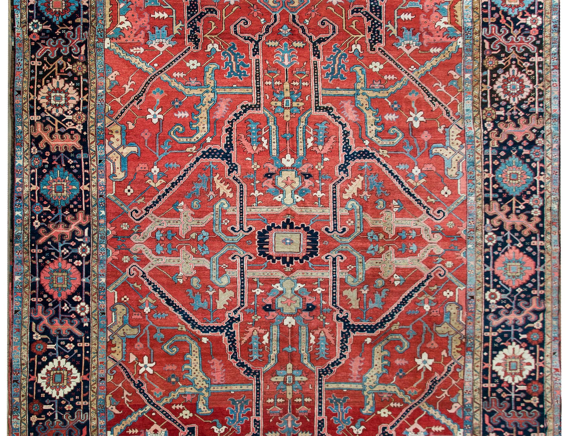 Late 19th Century Persian Serapi Rug For Sale