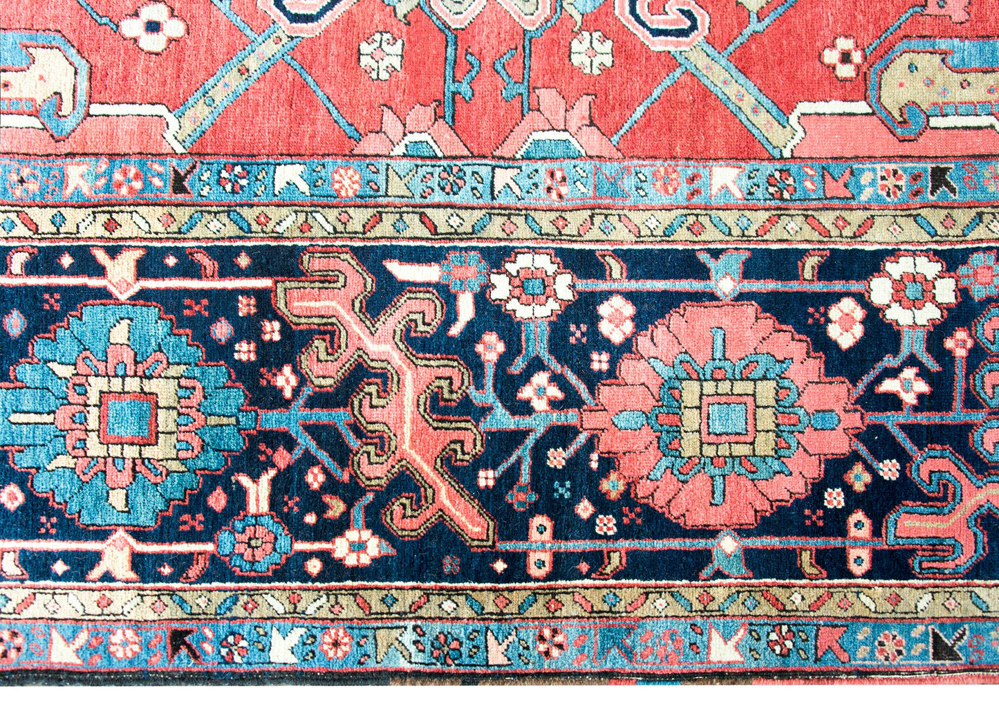 Late 19th Century Persian Serapi Rug For Sale
