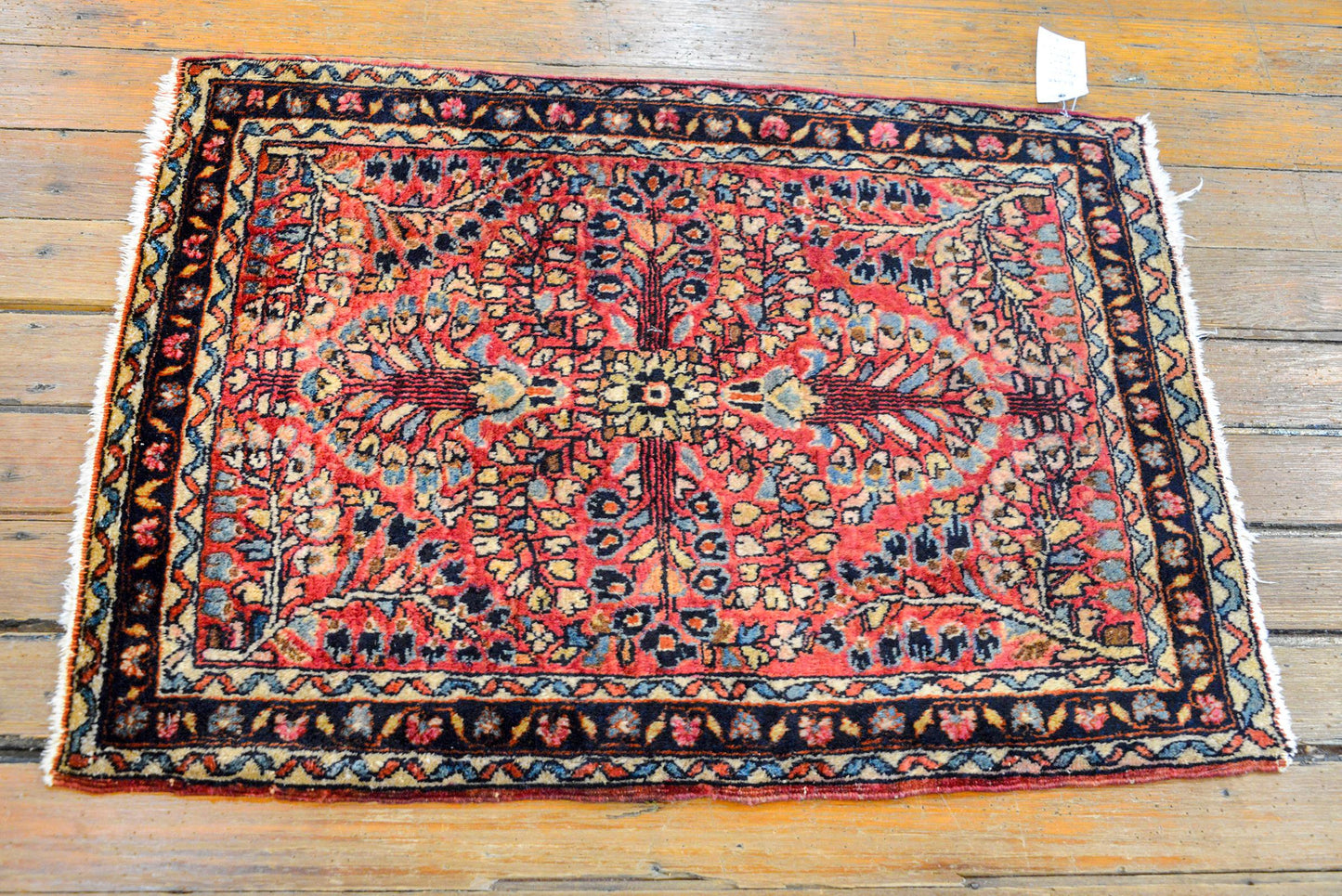 Petite Early 20th Century Sarouk Rug For Sale