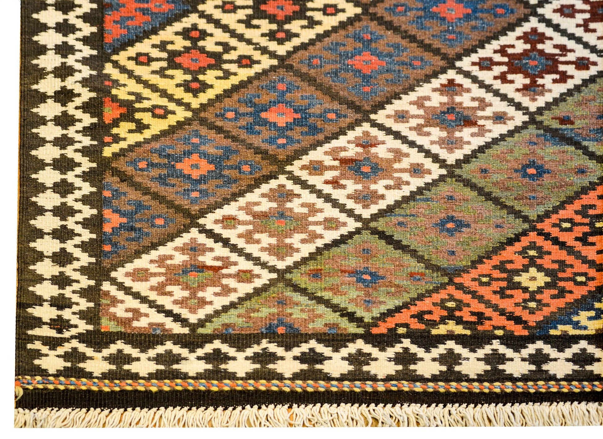 Mid-20th Century Saveh Kilim Runner For Sale