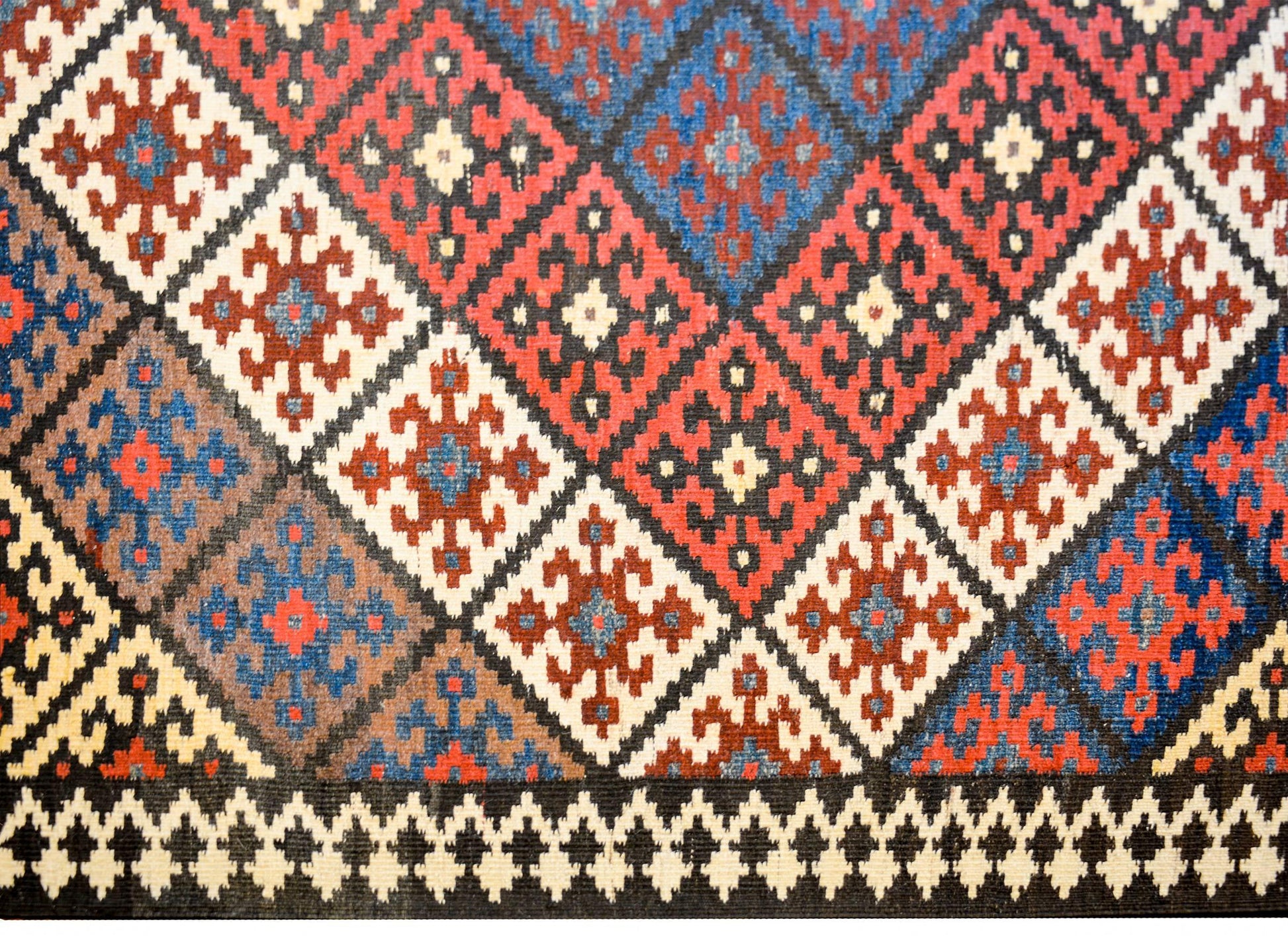 Mid-20th Century Saveh Kilim Runner For Sale