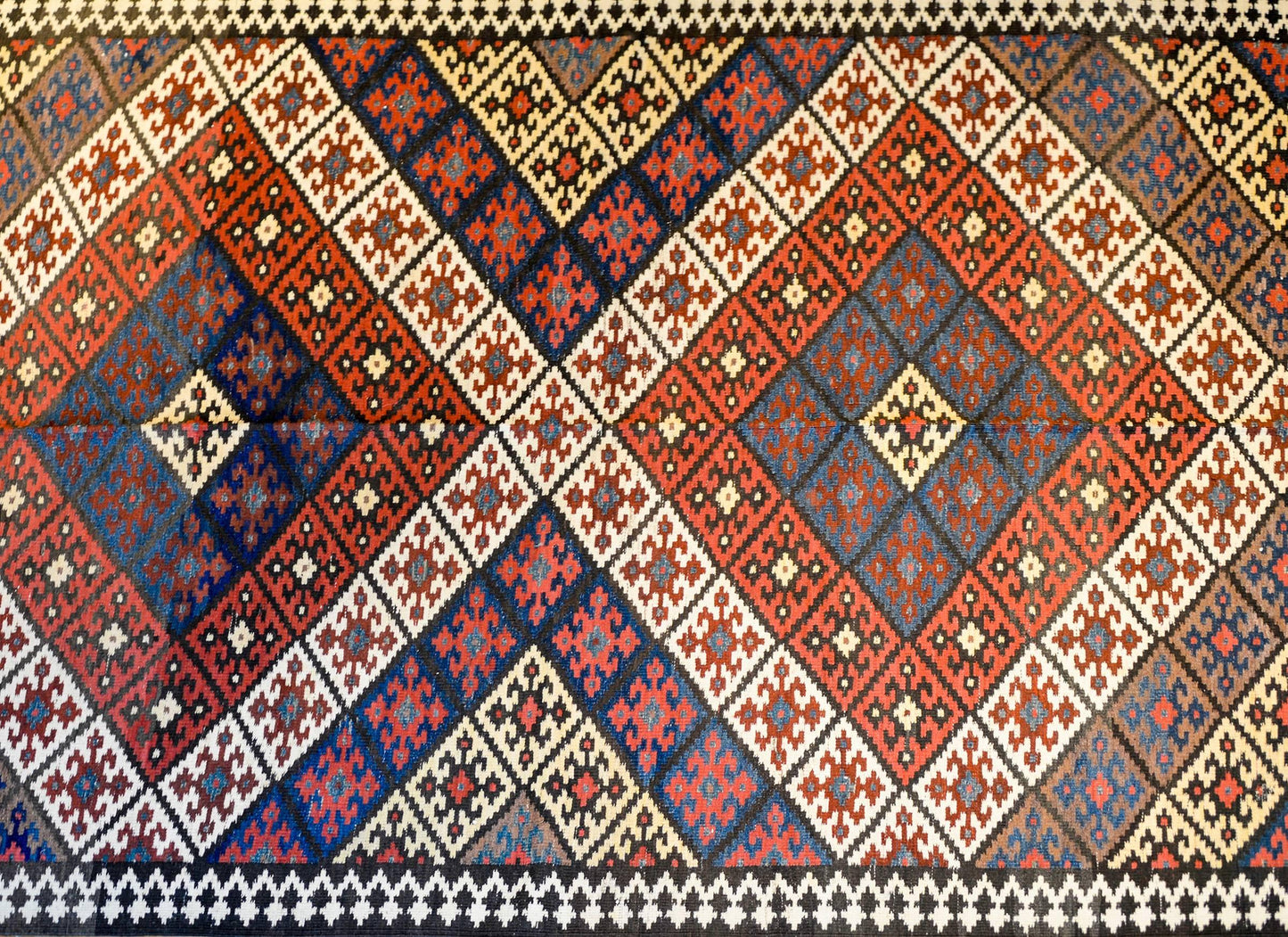 Mid-20th Century Saveh Kilim Runner For Sale