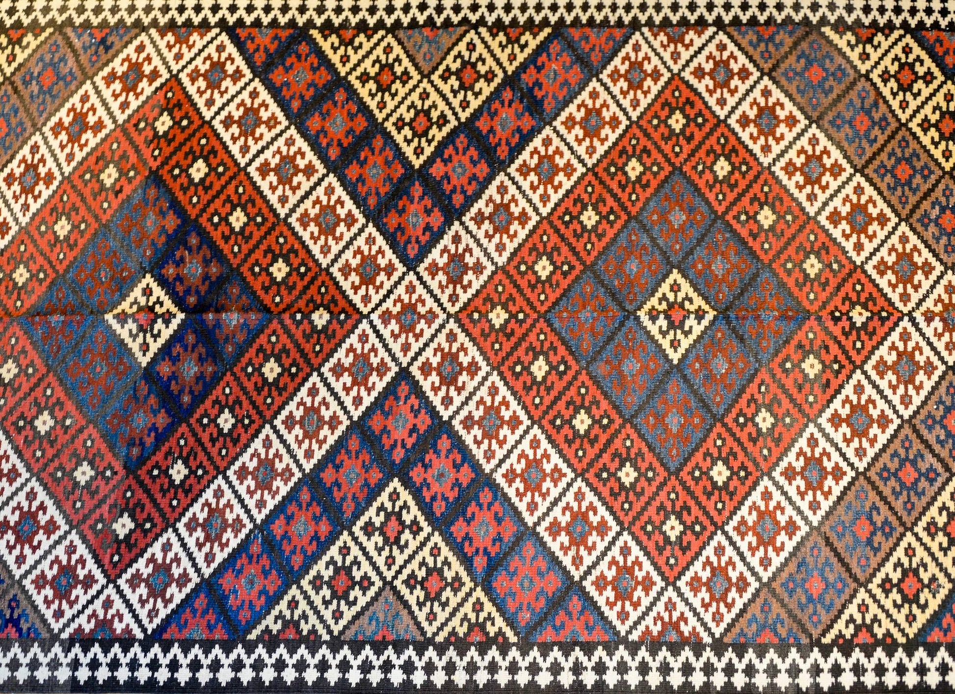 Mid-20th Century Saveh Kilim Runner For Sale