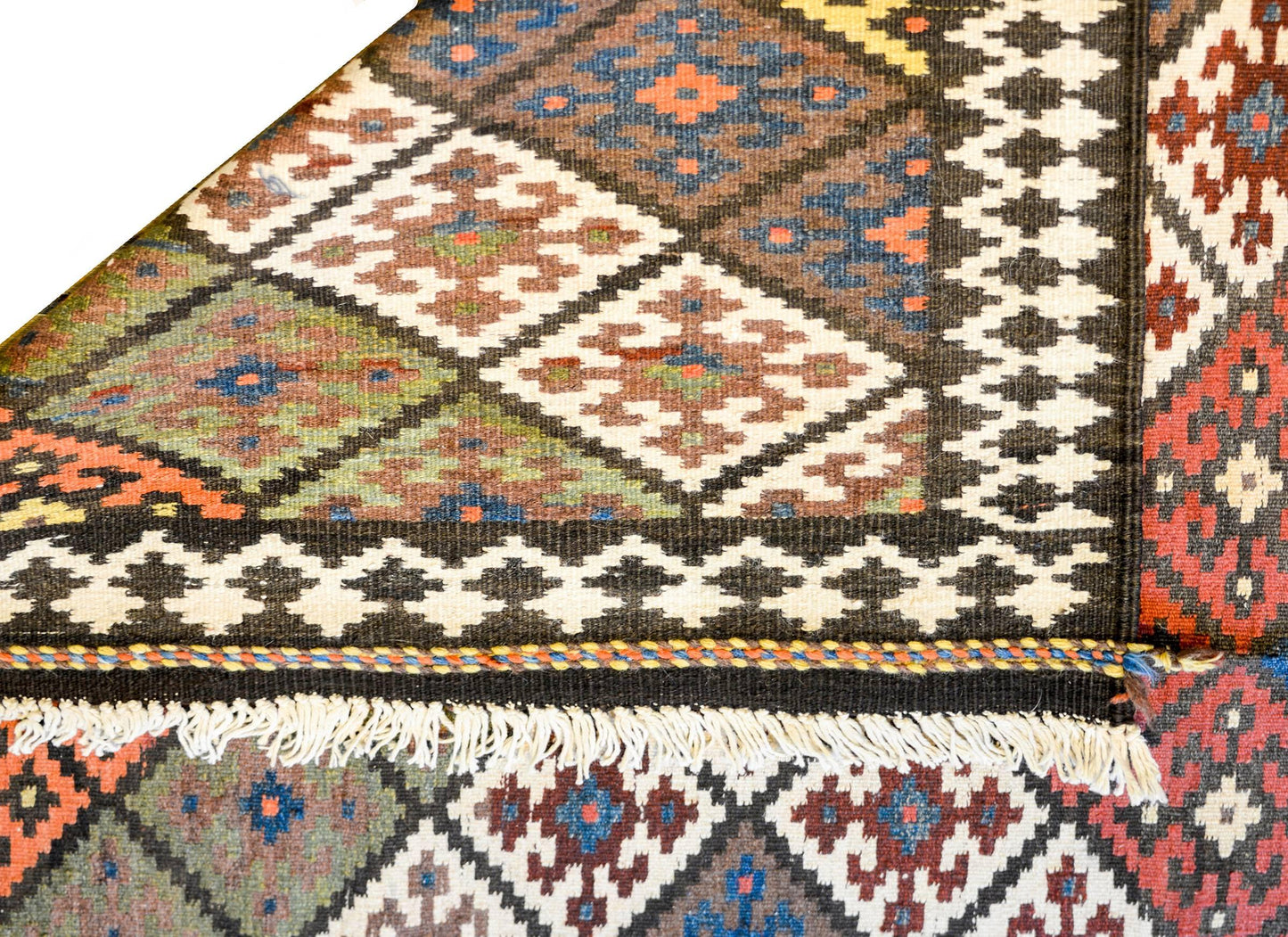 Mid-20th Century Saveh Kilim Runner For Sale