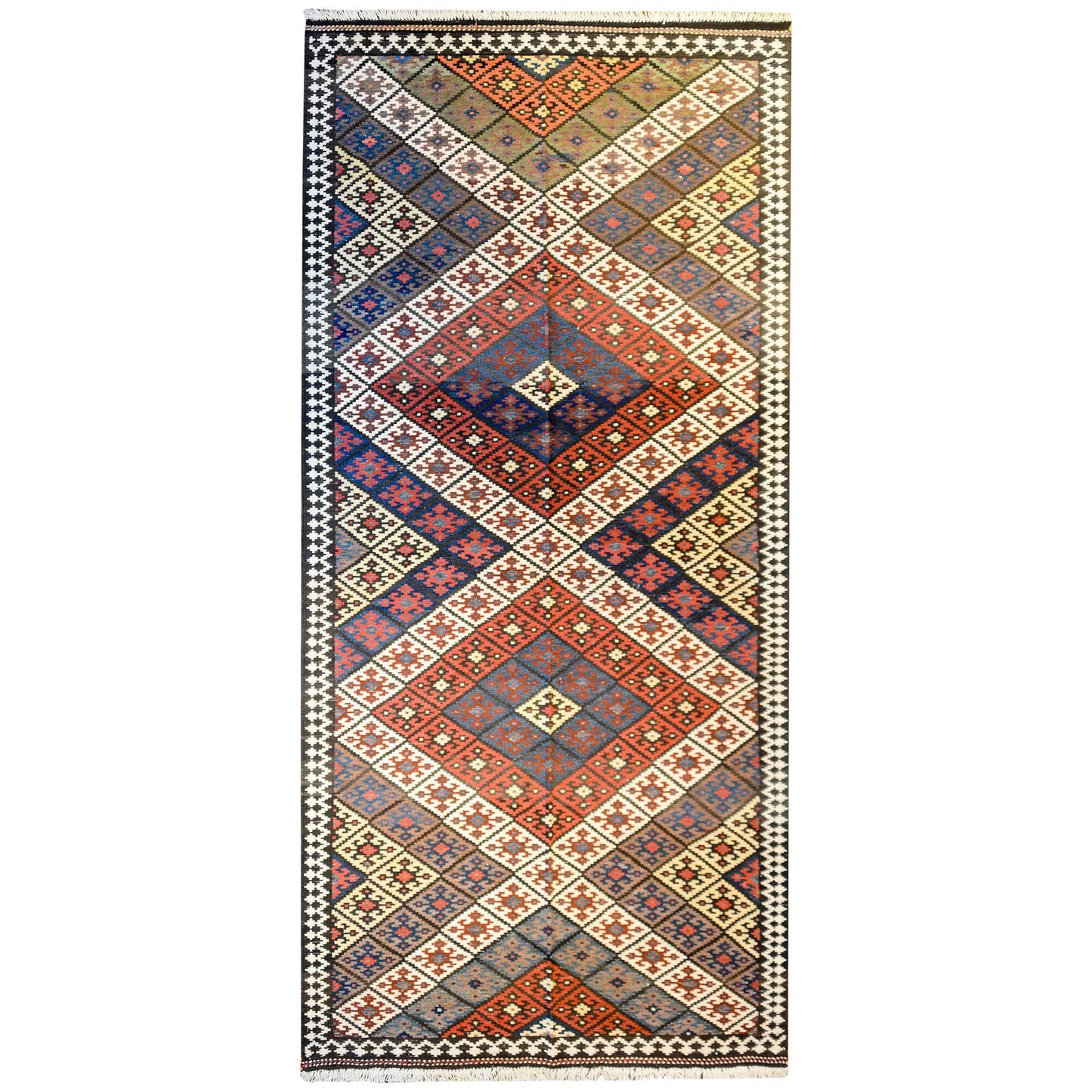 Mid-20th Century Saveh Kilim Runner For Sale