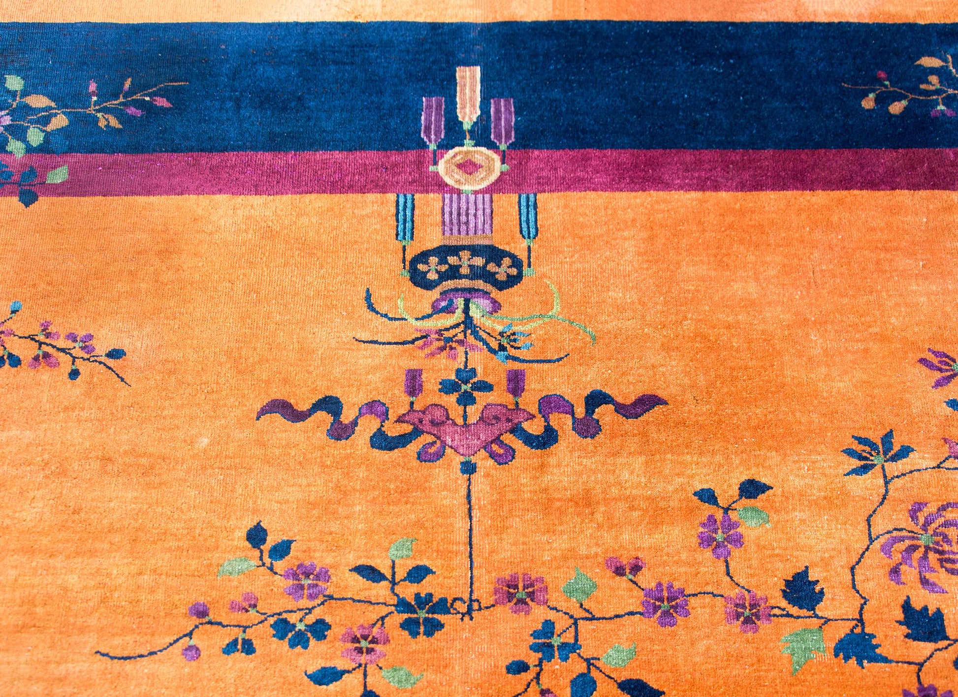 Early 20th Century Chinese Art Deco Rug For Sale