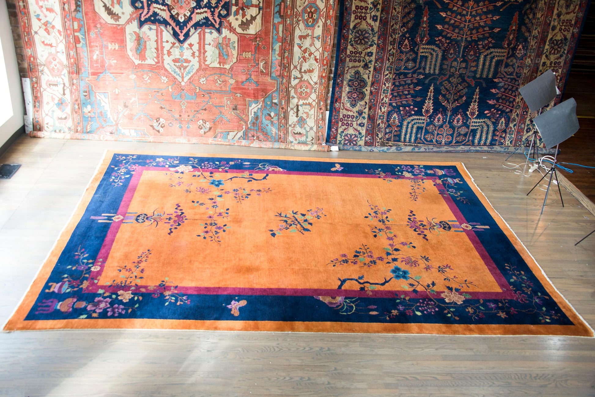 Early 20th Century Chinese Art Deco Rug For Sale