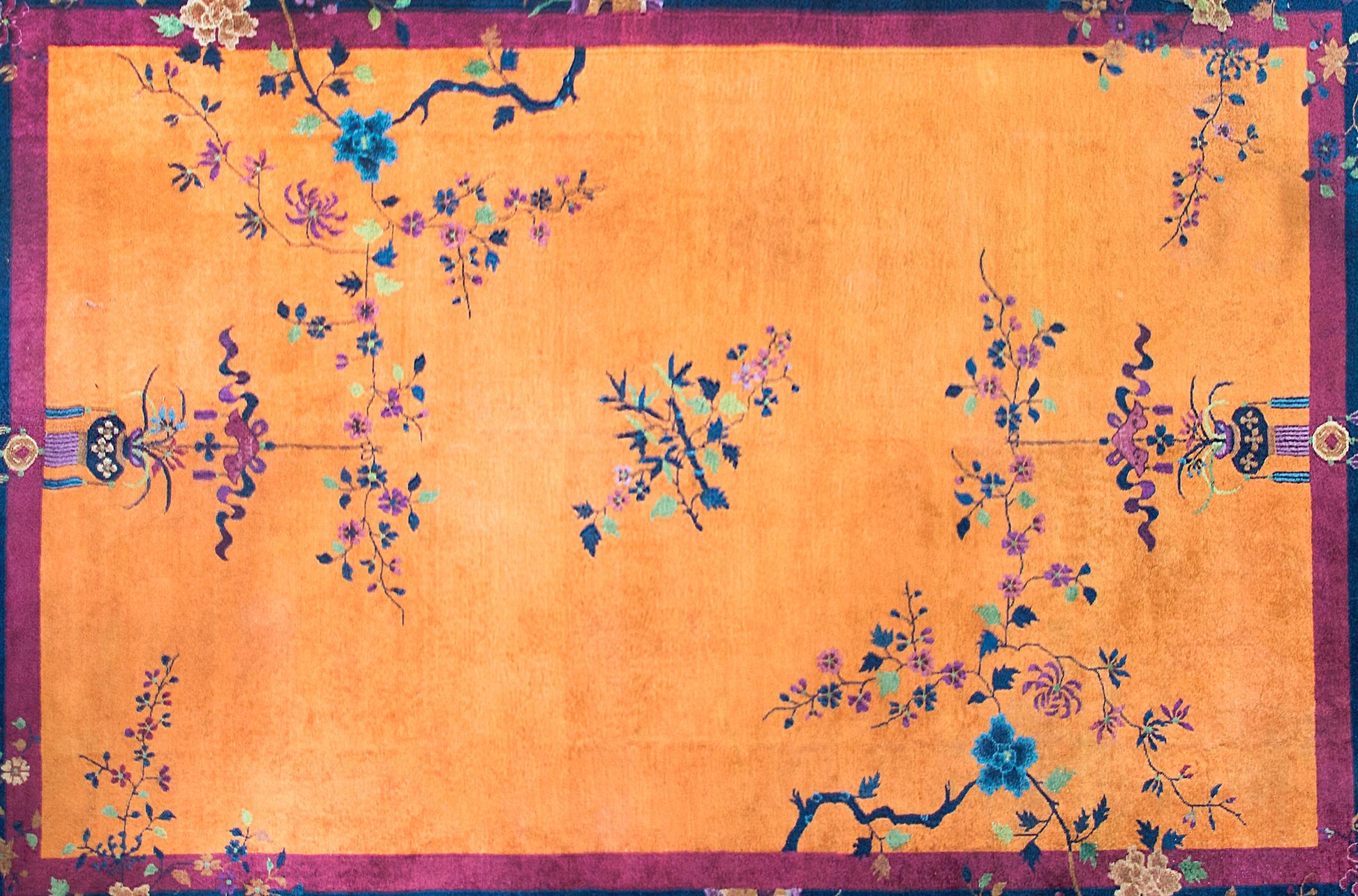 Early 20th Century Chinese Art Deco Rug For Sale