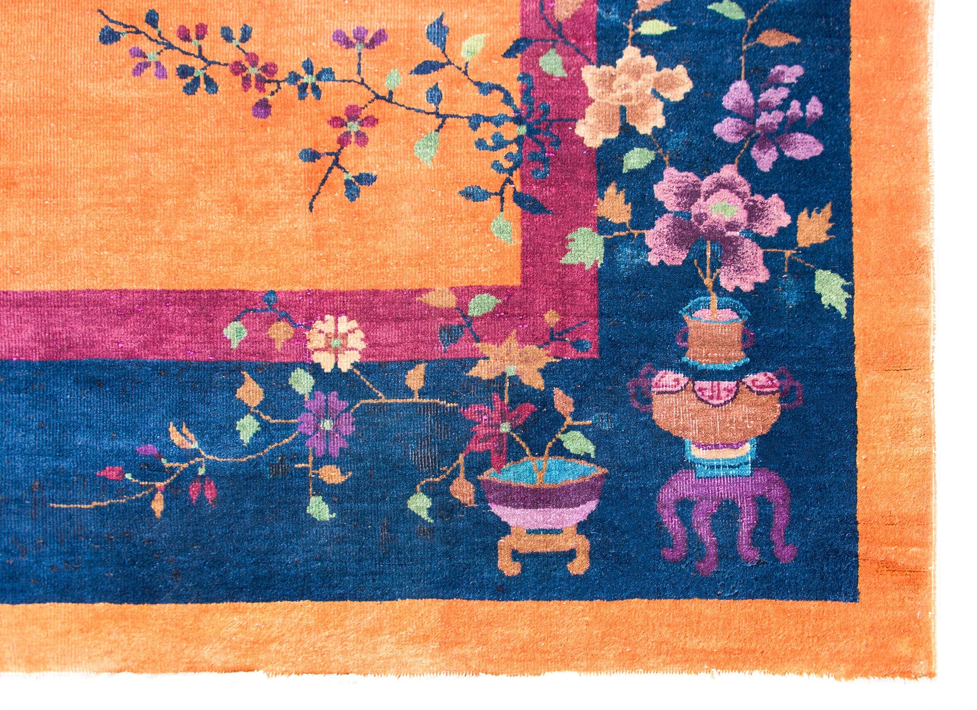 Early 20th Century Chinese Art Deco Rug For Sale