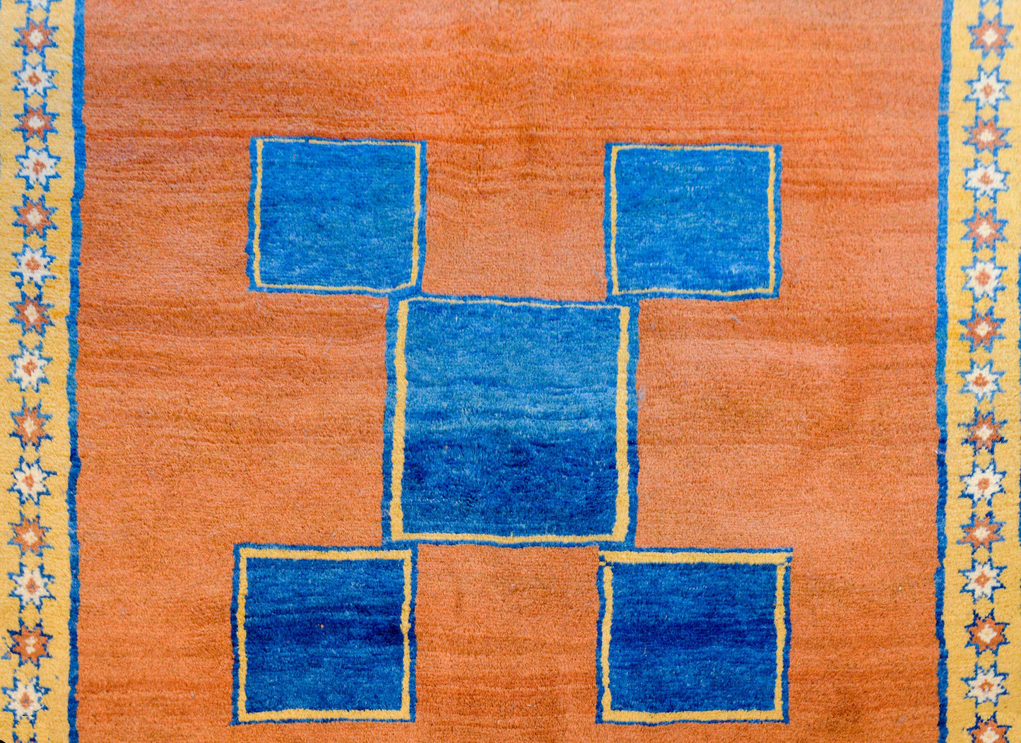 Bold Vintage Gabbeh Rug For Sale
