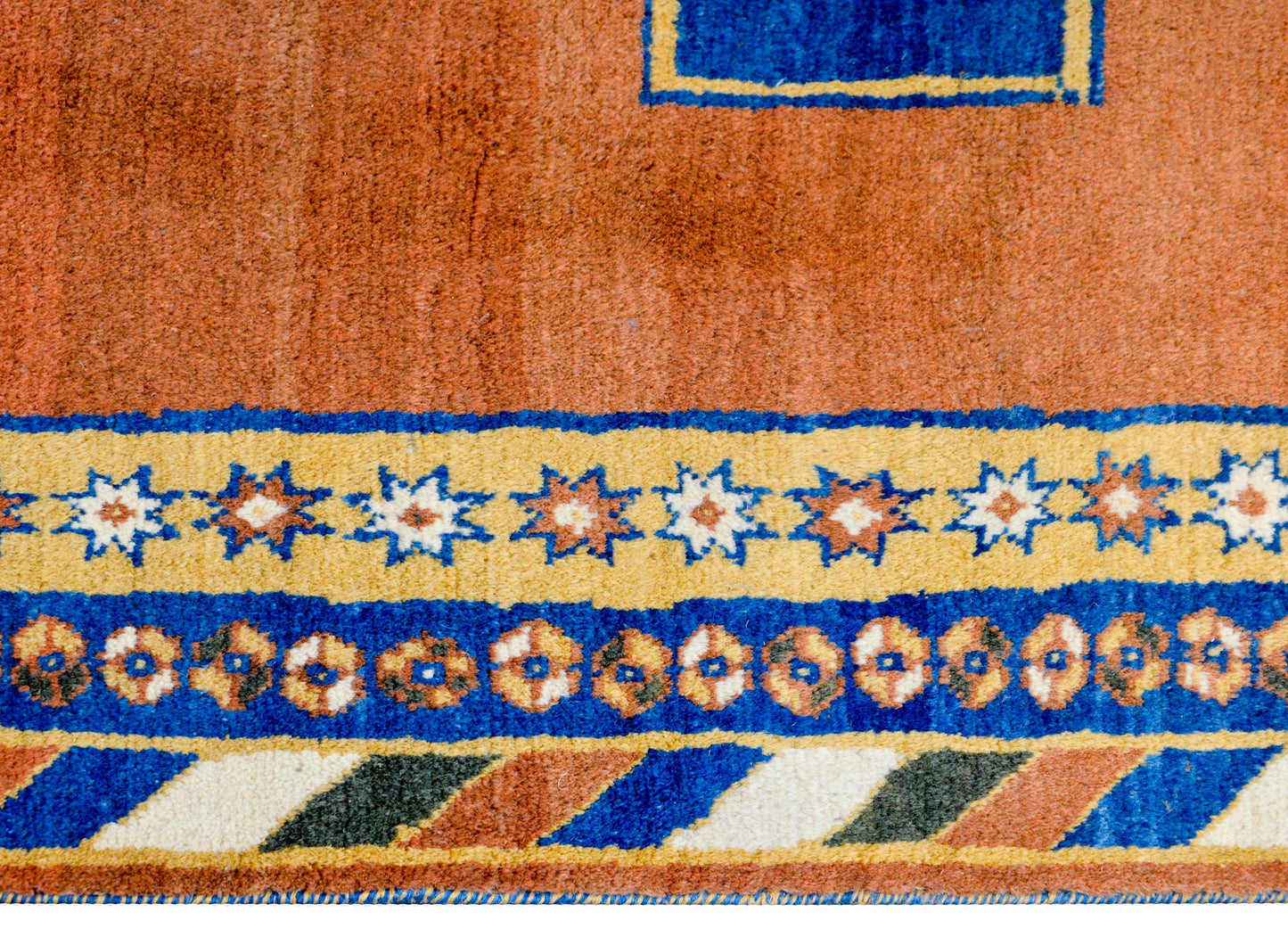 Bold Vintage Gabbeh Rug For Sale