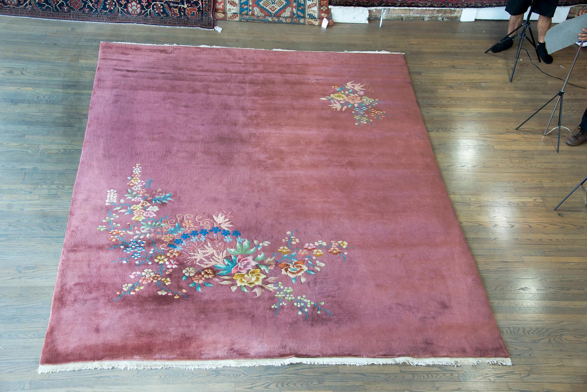 Early 20th Century Chinese Art Deco Rug For Sale