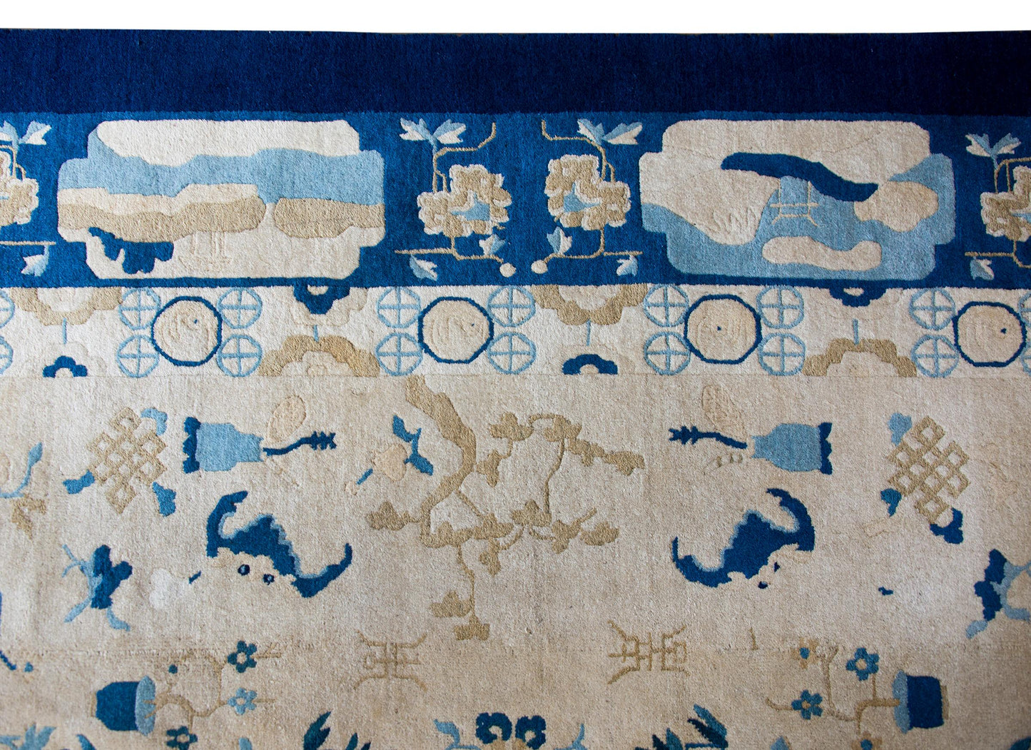 Late 19th Century Chinese Peking Rug For Sale
