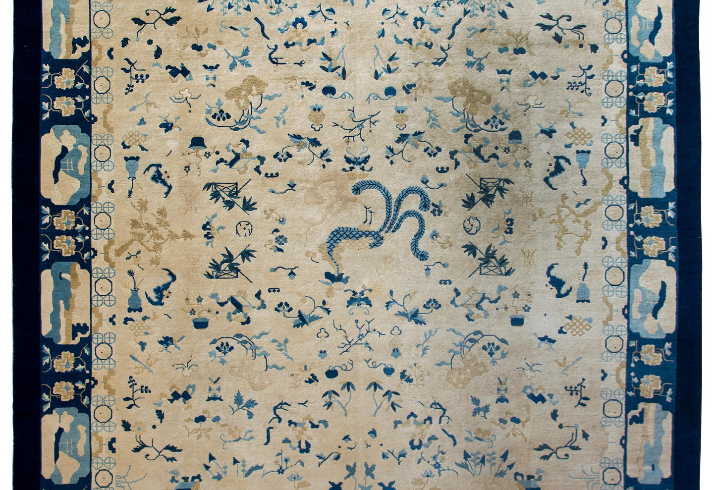 Late 19th Century Chinese Peking Rug For Sale