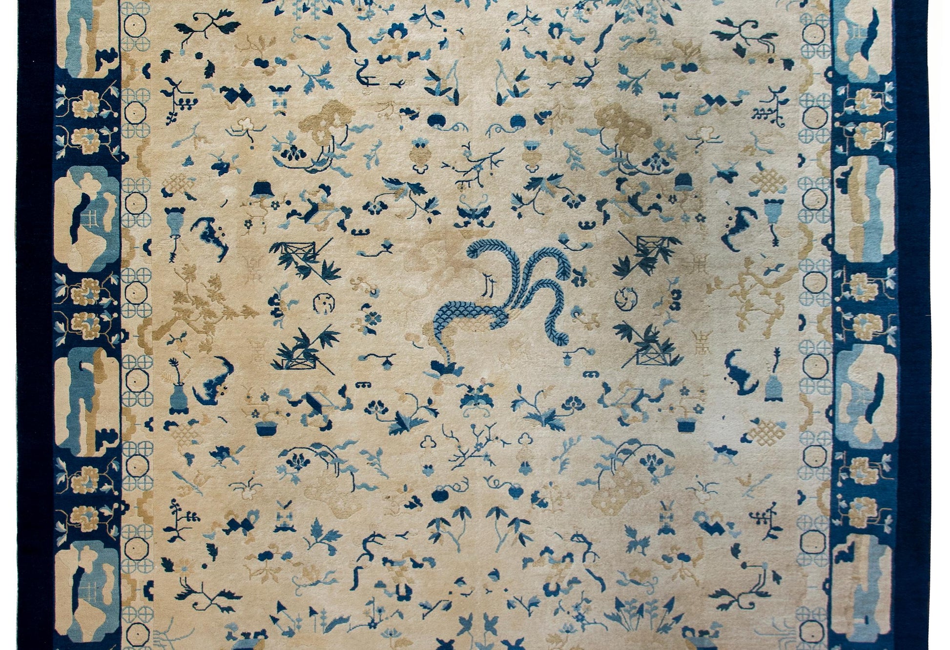 Late 19th Century Chinese Peking Rug For Sale
