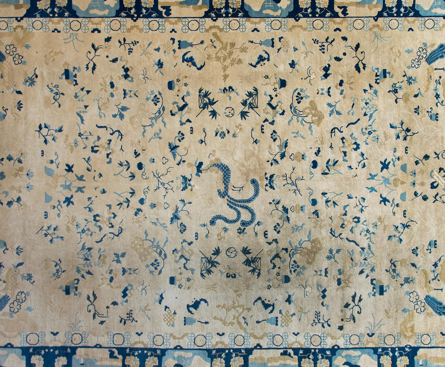 Late 19th Century Chinese Peking Rug For Sale