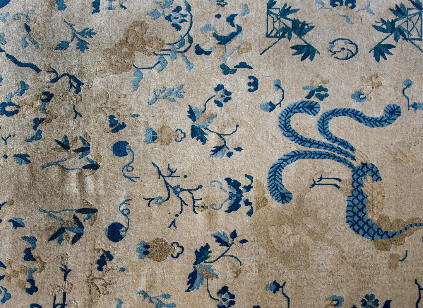 Late 19th Century Chinese Peking Rug For Sale