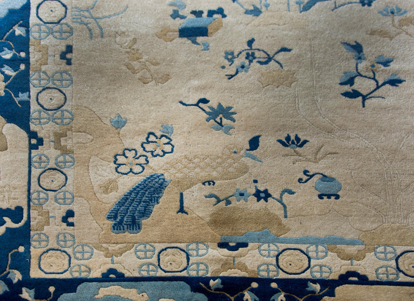 Late 19th Century Chinese Peking Rug For Sale