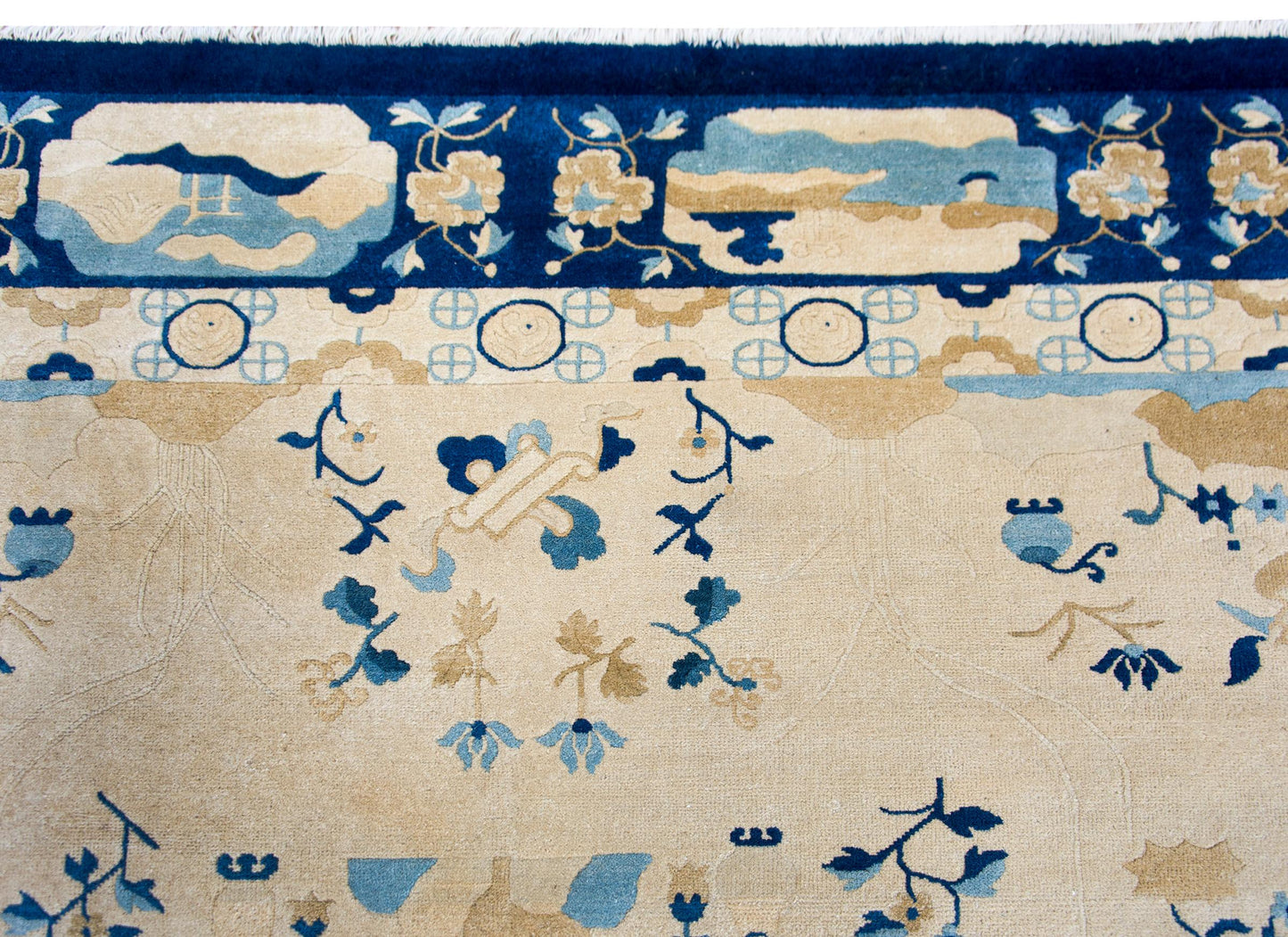 Late 19th Century Chinese Peking Rug For Sale