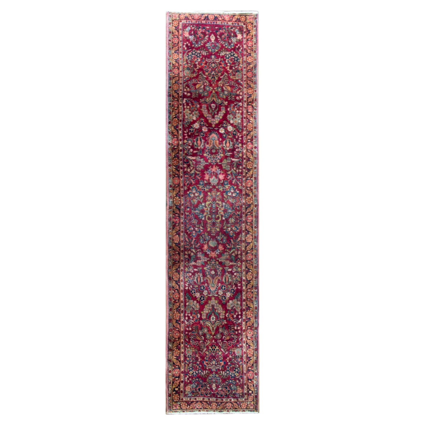 Early 20th Century Persian Sarouk Runner For Sale