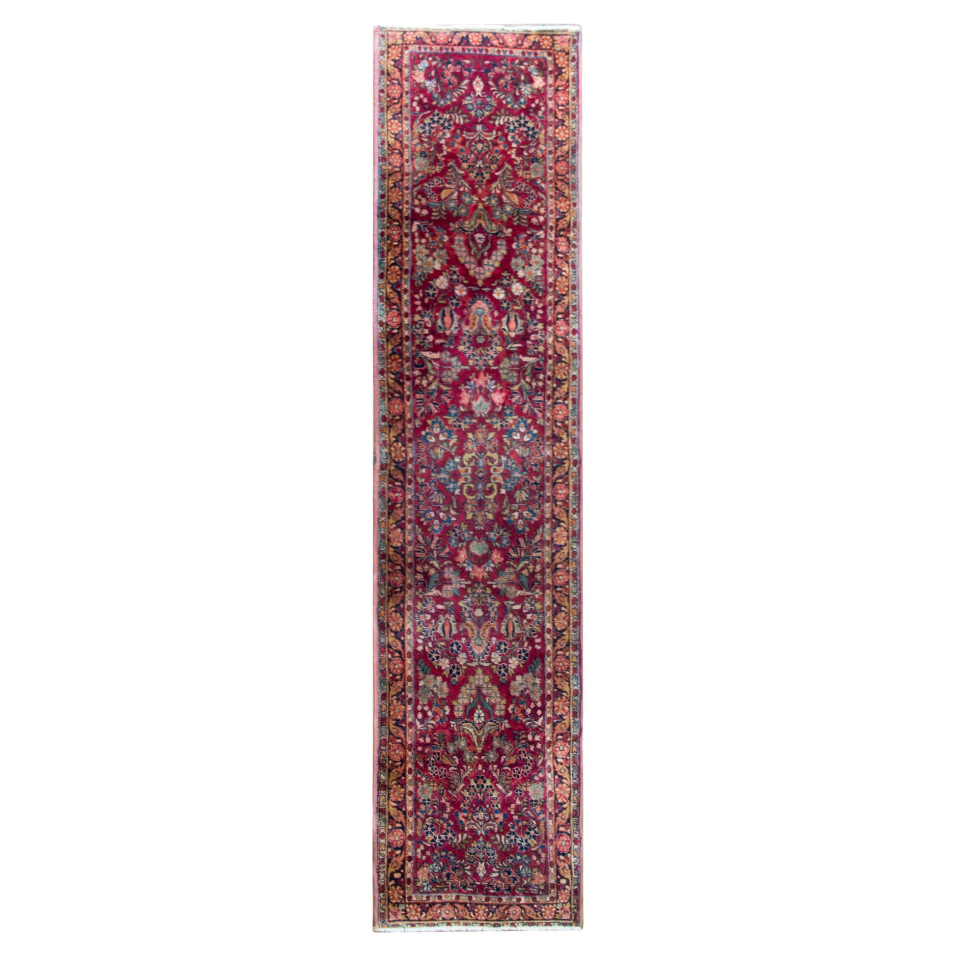 Early 20th Century Persian Sarouk Runner For Sale