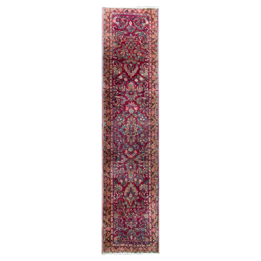 Early 20th Century Persian Sarouk Runner For Sale