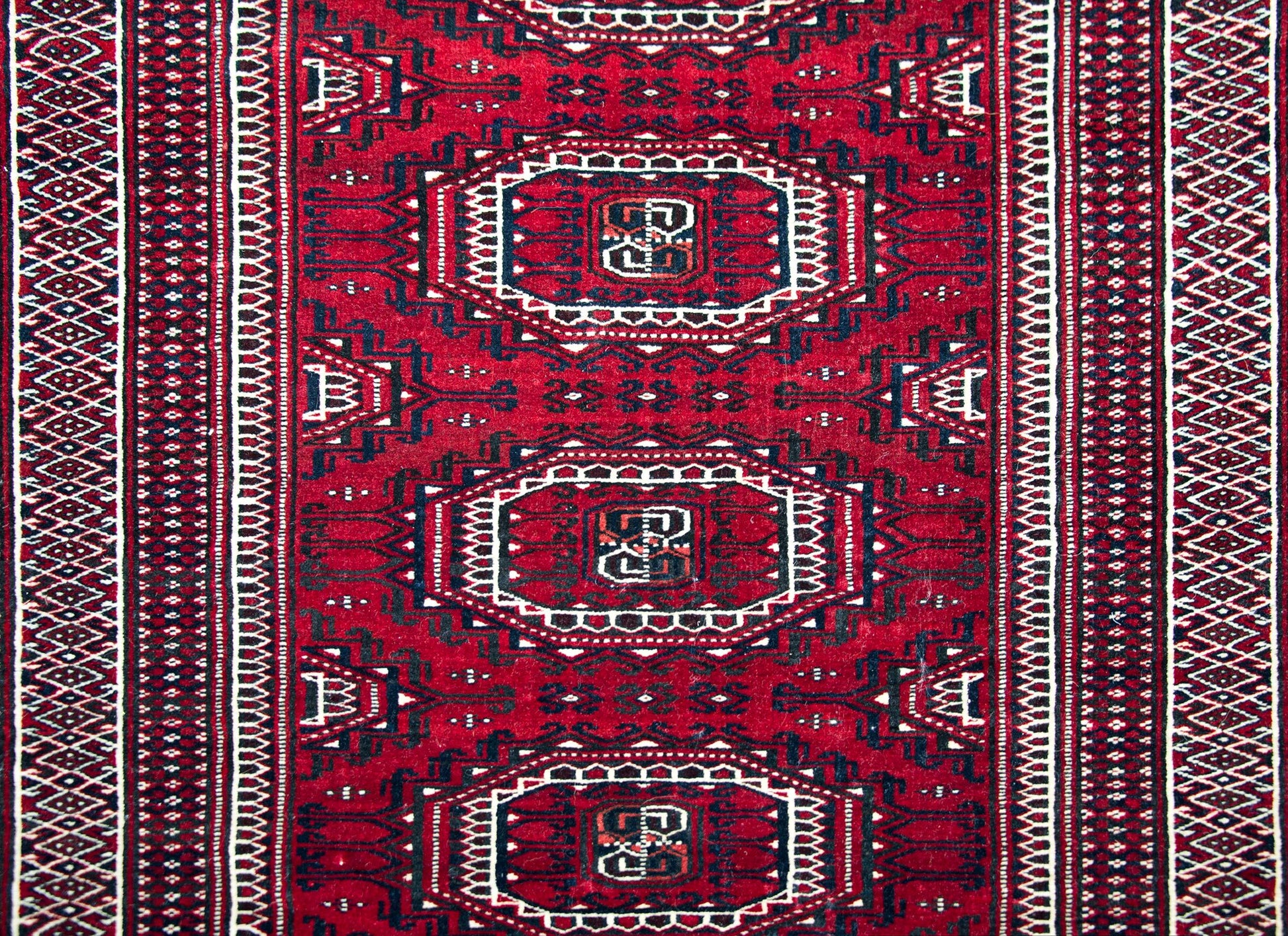 Vintage Bokhara Turkman Rug For Sale