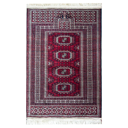 Vintage Bokhara Turkman Rug For Sale