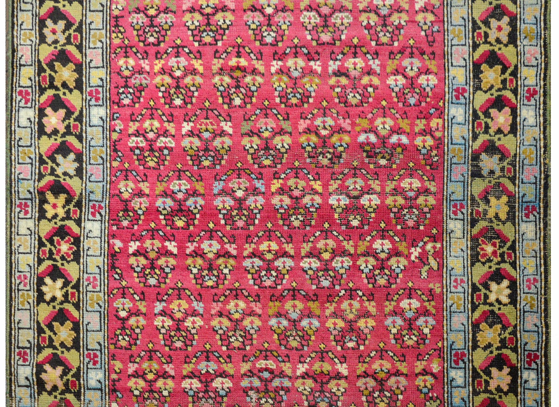 Wonderful Early 20th Century Karabakh Runner For Sale
