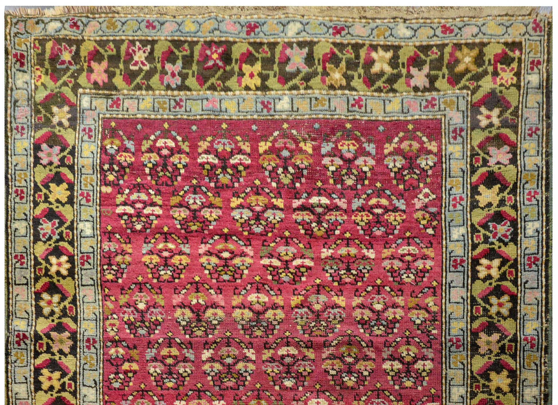 Wonderful Early 20th Century Karabakh Runner For Sale
