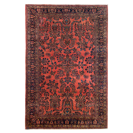 Early 20th Century Persian Sarouk Mohajeran Rug For Sale